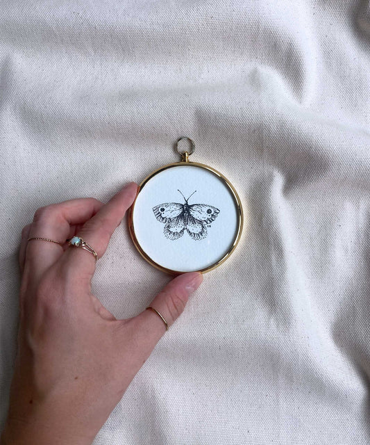 Butterfly framed original