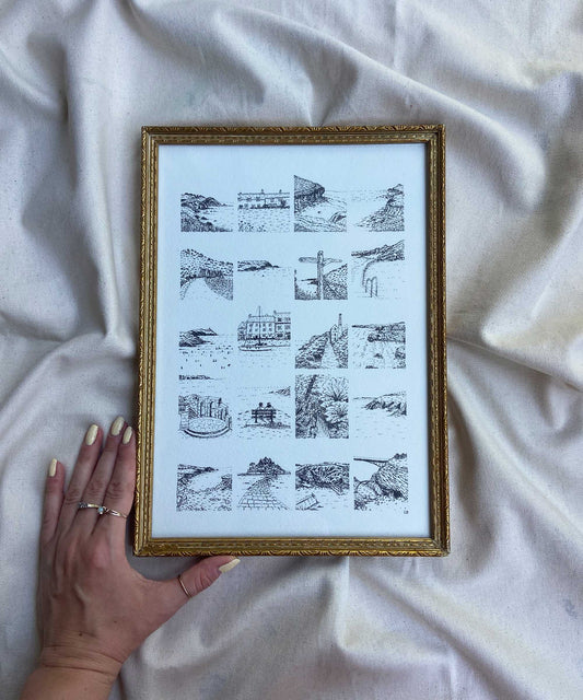 Cornwall moments framed original