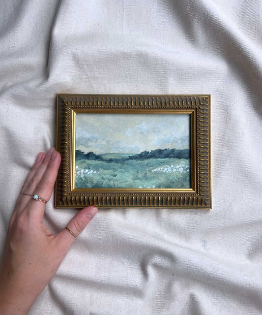 Rolling fields framed original