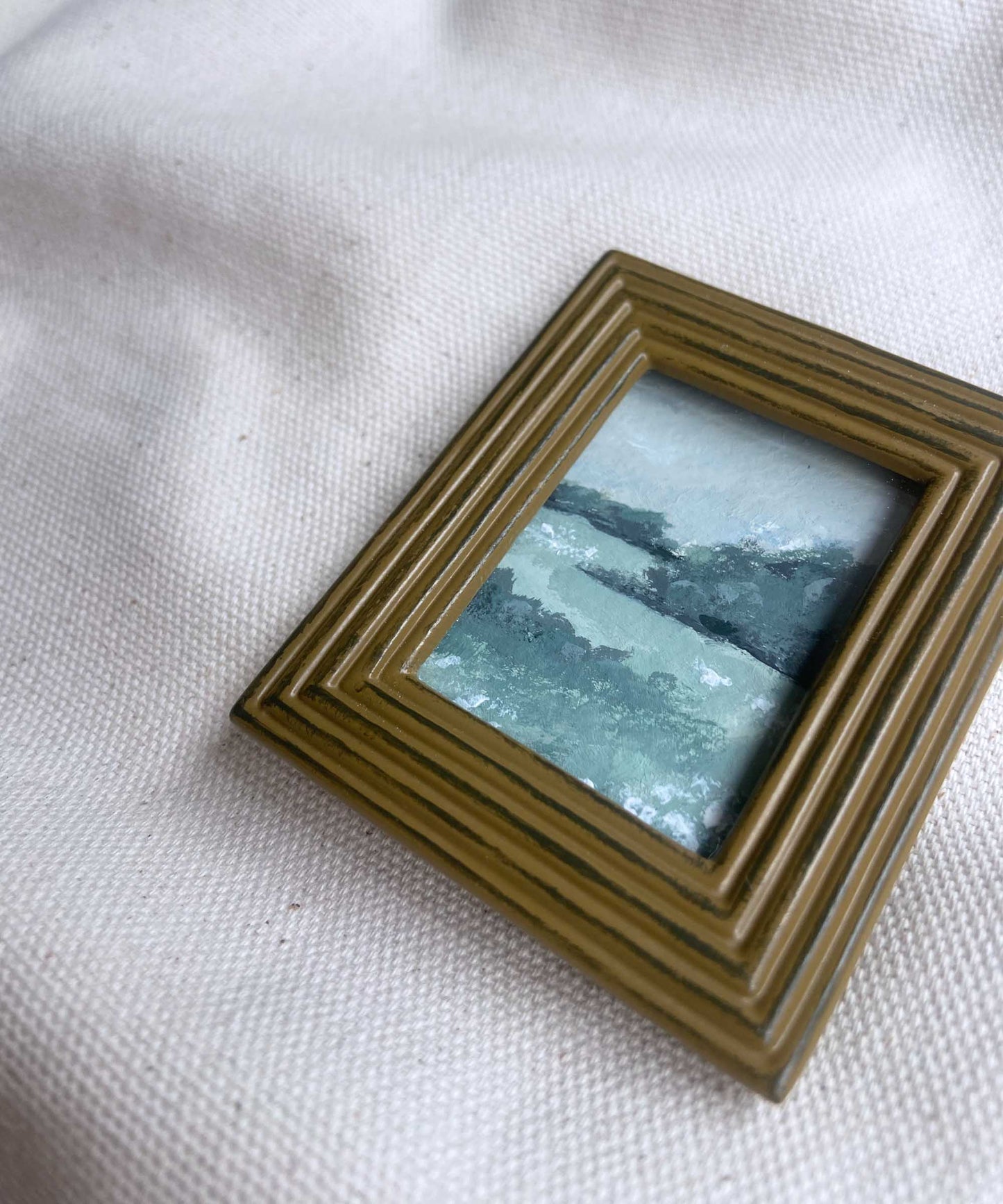 Mini landscape framed original