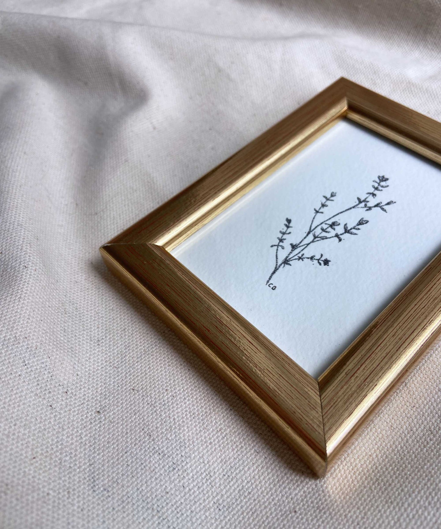 Thyme framed print