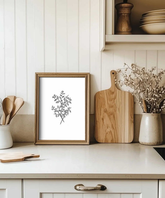 Vintage Floral Art Print