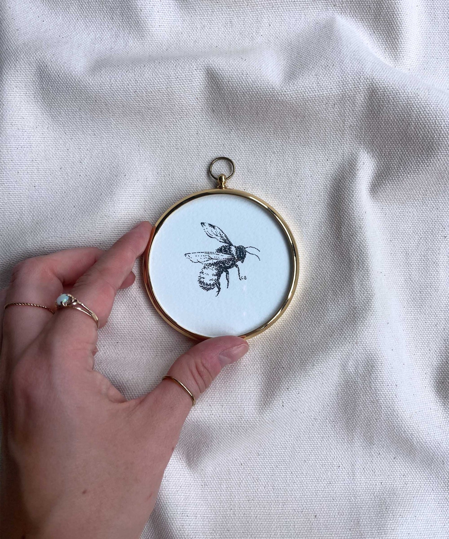 Bee framed original