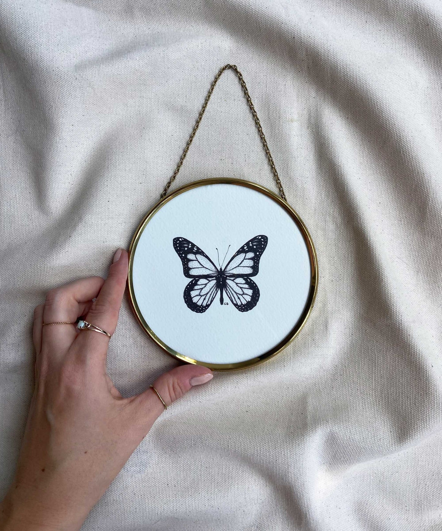 Butterfly framed print