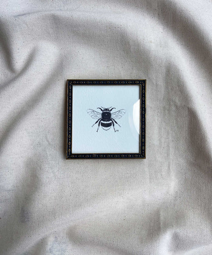 Bee framed print
