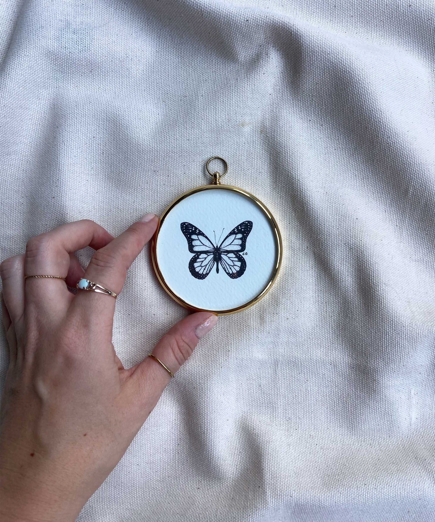 Butterfly framed print