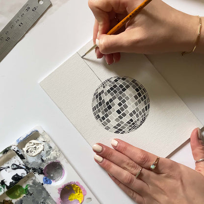 Disco Ball Painting #1