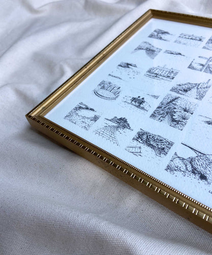 Cornwall moments framed print