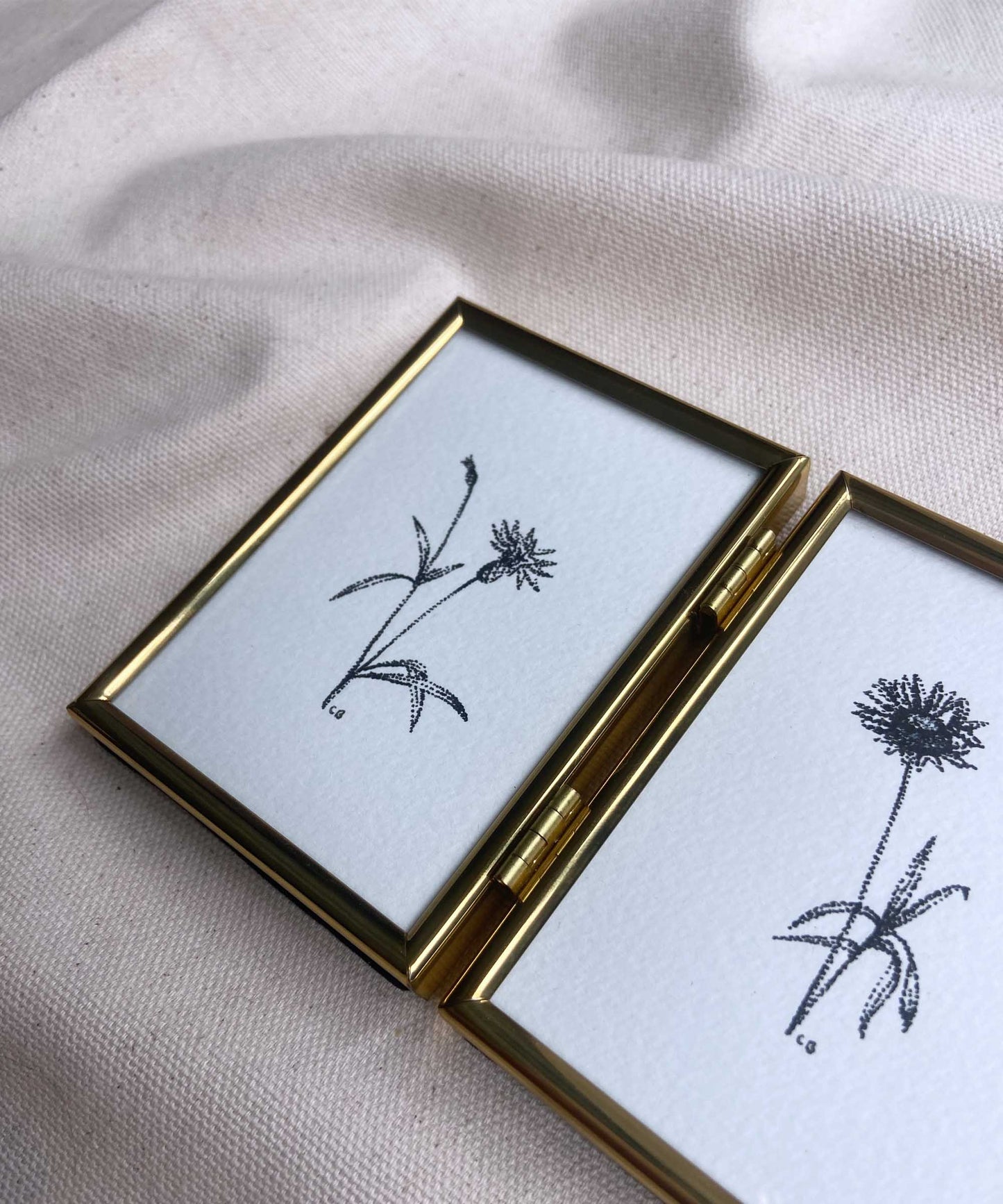 Cornflower framed original