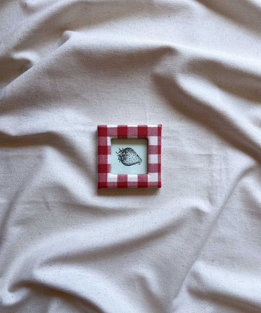 Strawberry framed print