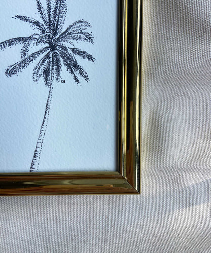 Palm tree framed print