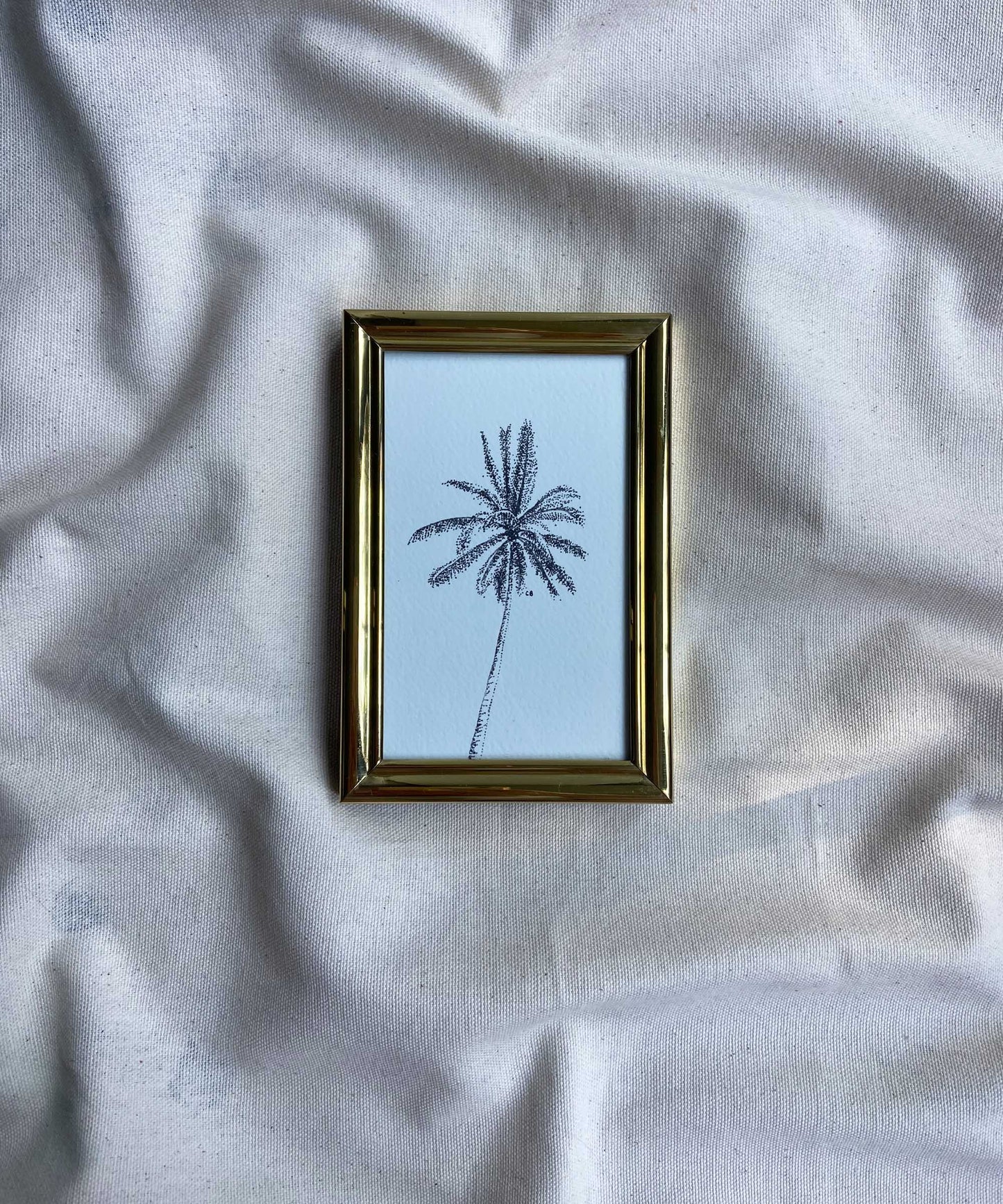 Palm tree framed print