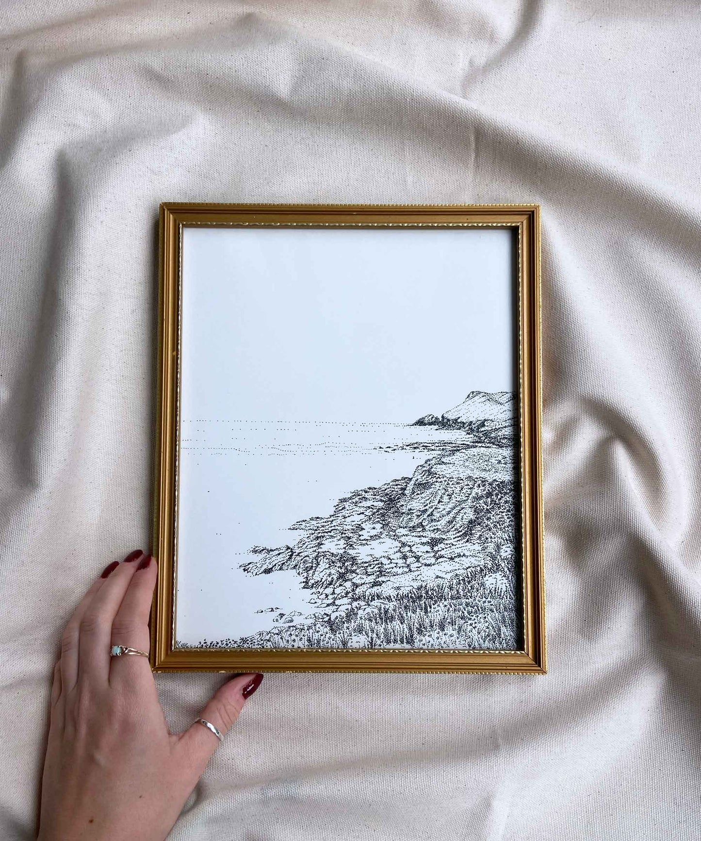 Polzeath framed original