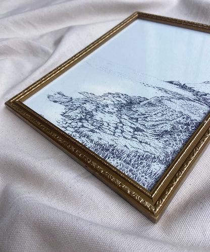 Polzeath framed print
