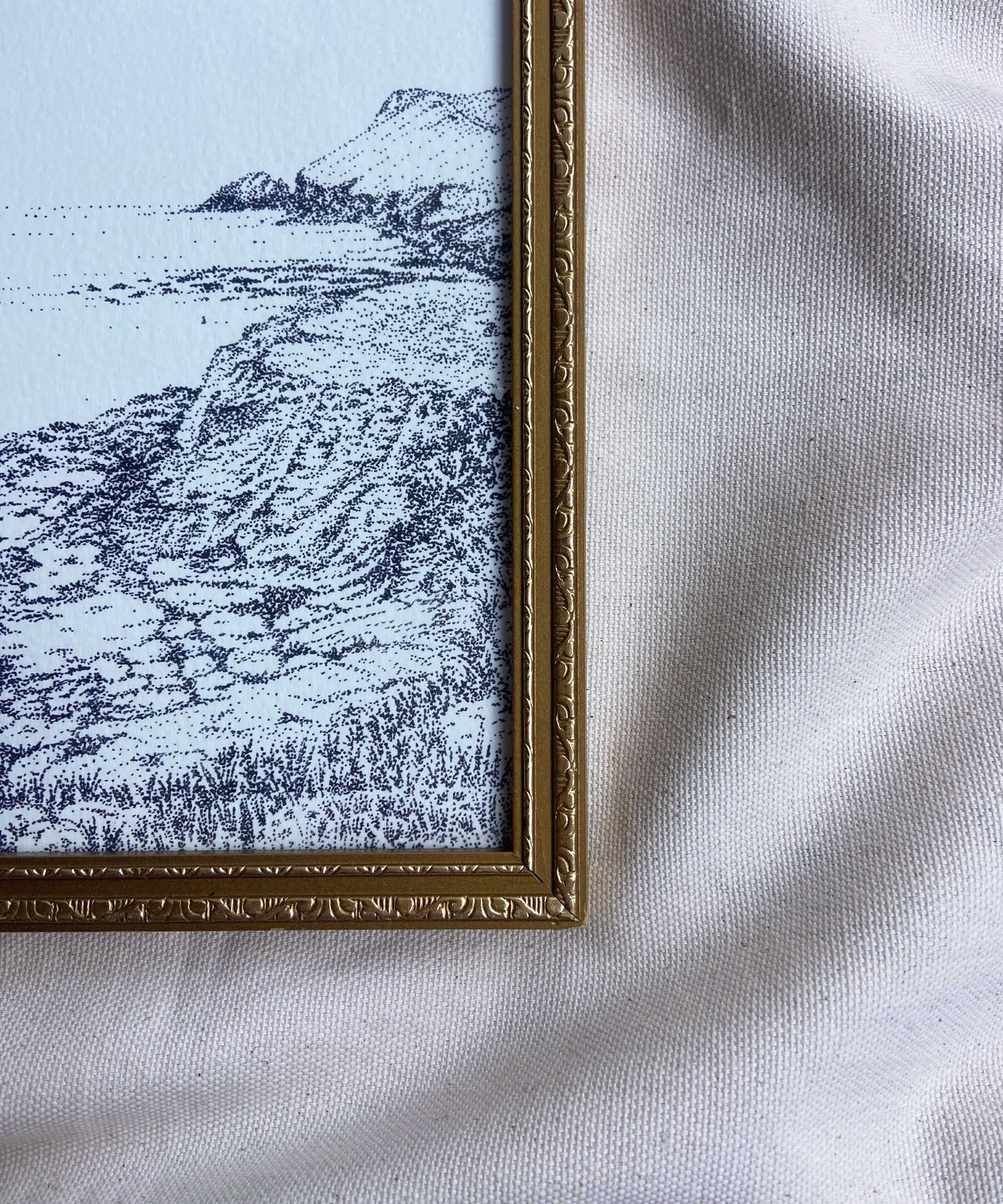 Polzeath framed print