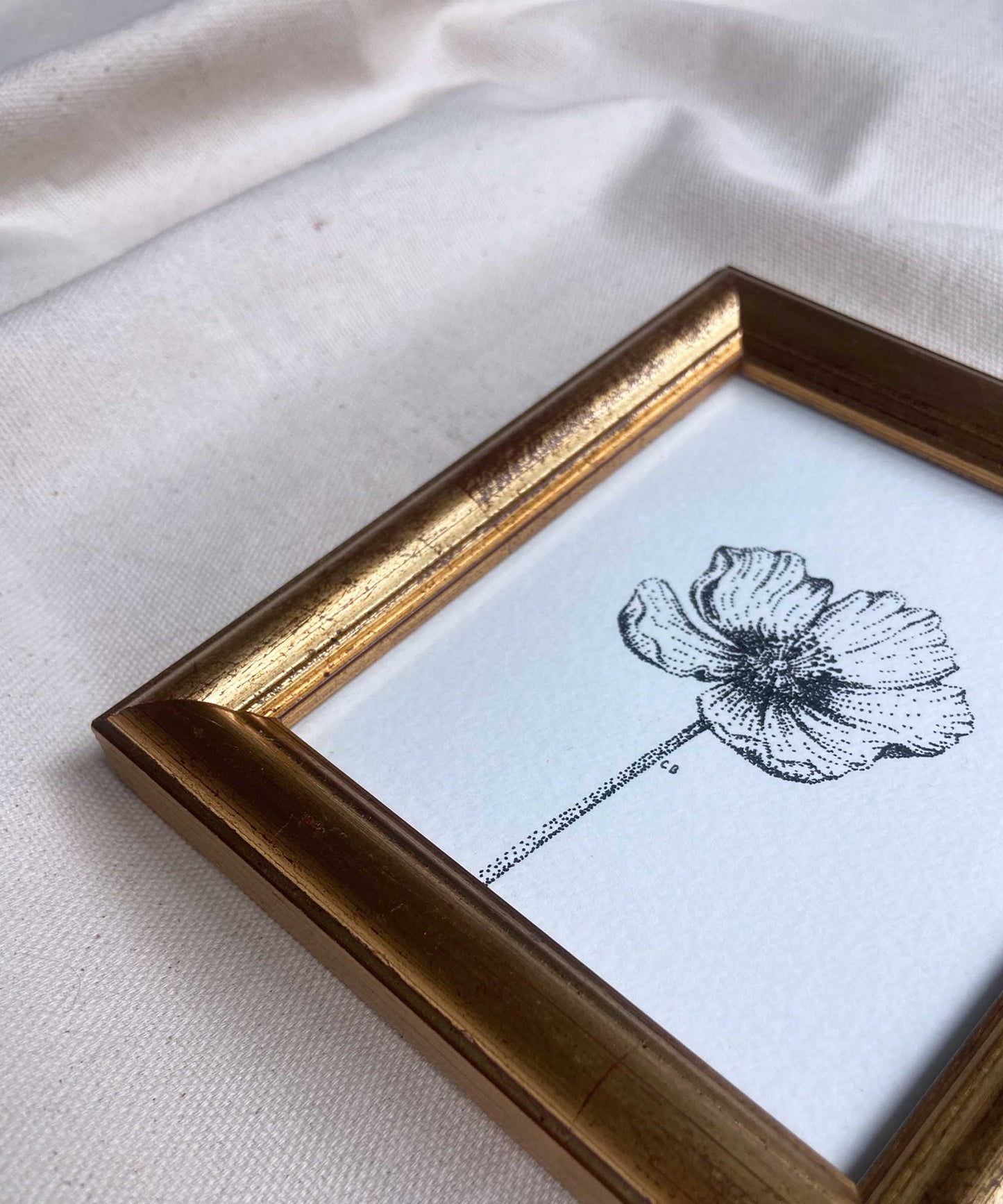 Poppy framed original