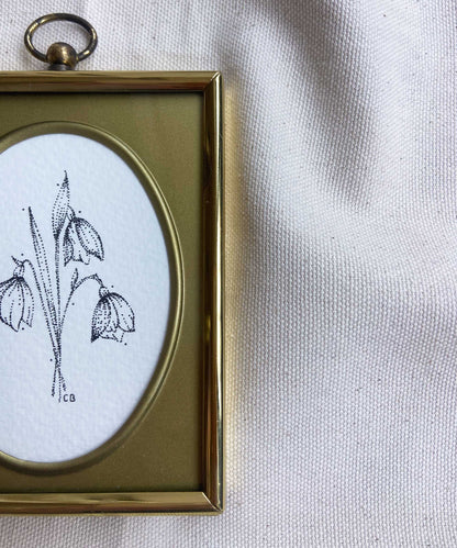 Snowdrops framed original