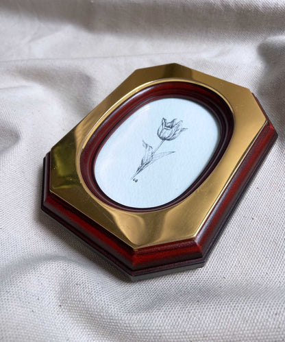 Tulip framed print