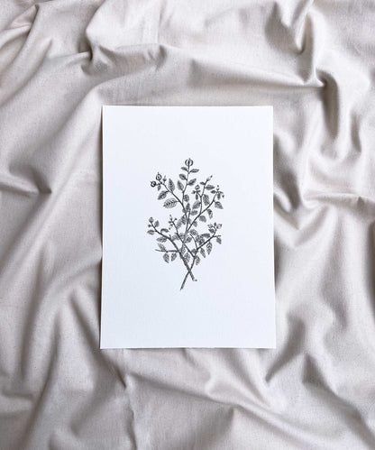 Vintage Floral Art Print