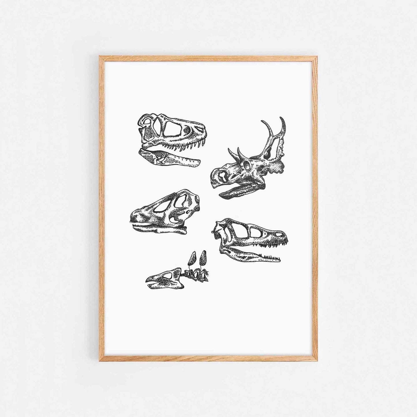 Dinosaur Skeleton Print