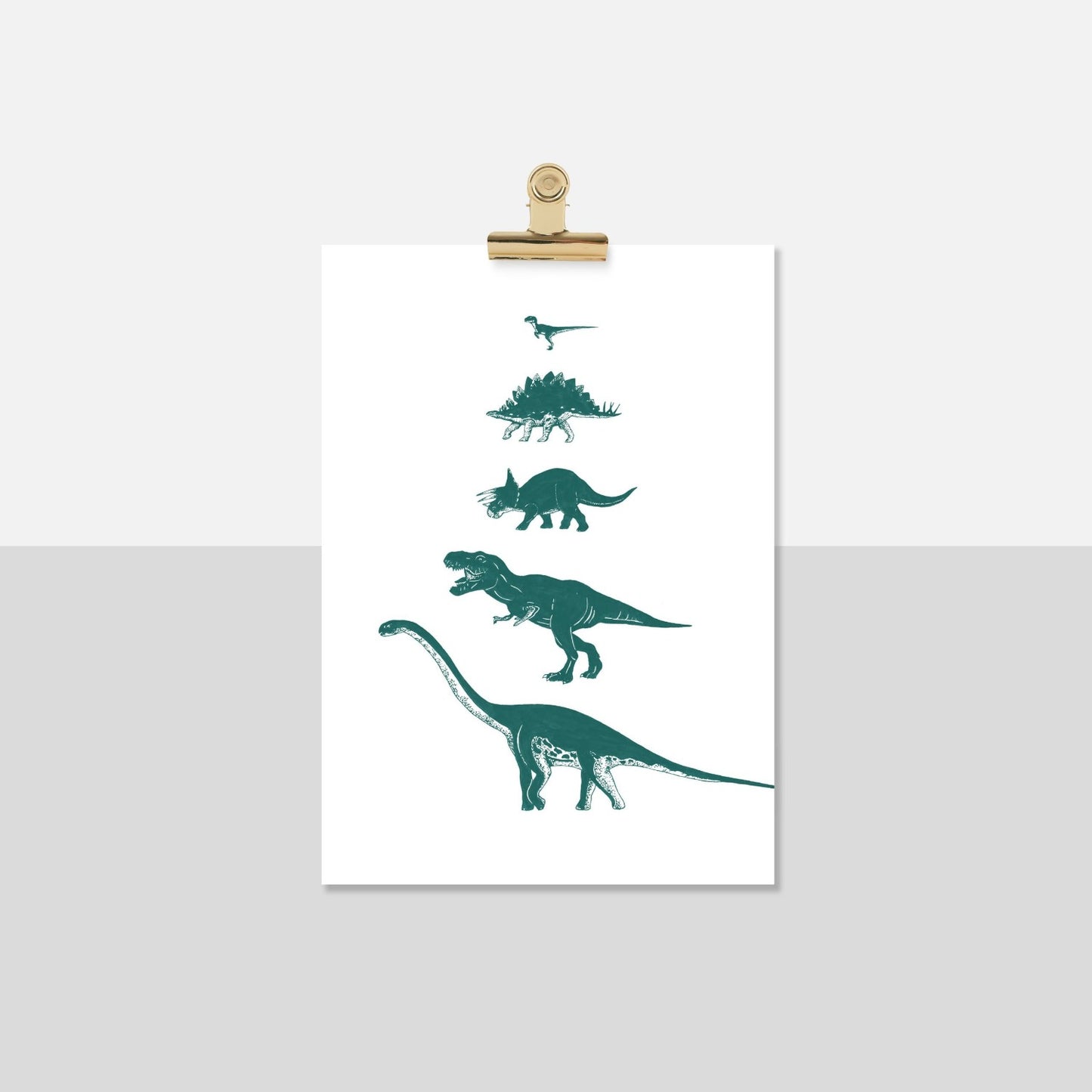 Dinosaurs Print - Fun and Educational - Bamber Prints